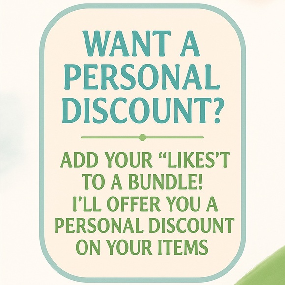 Personal Discount - Picture 1 of 1